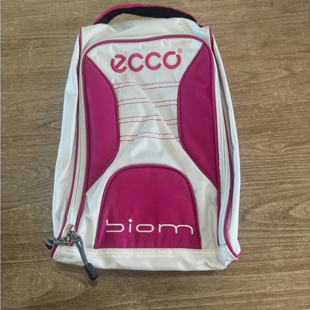 Ecco Pink & White Biom Women's Backpack